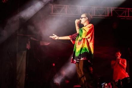 Danny Ocean hizo vibrar la Fenapo; bajó del escenario y cantó junto a sus fans