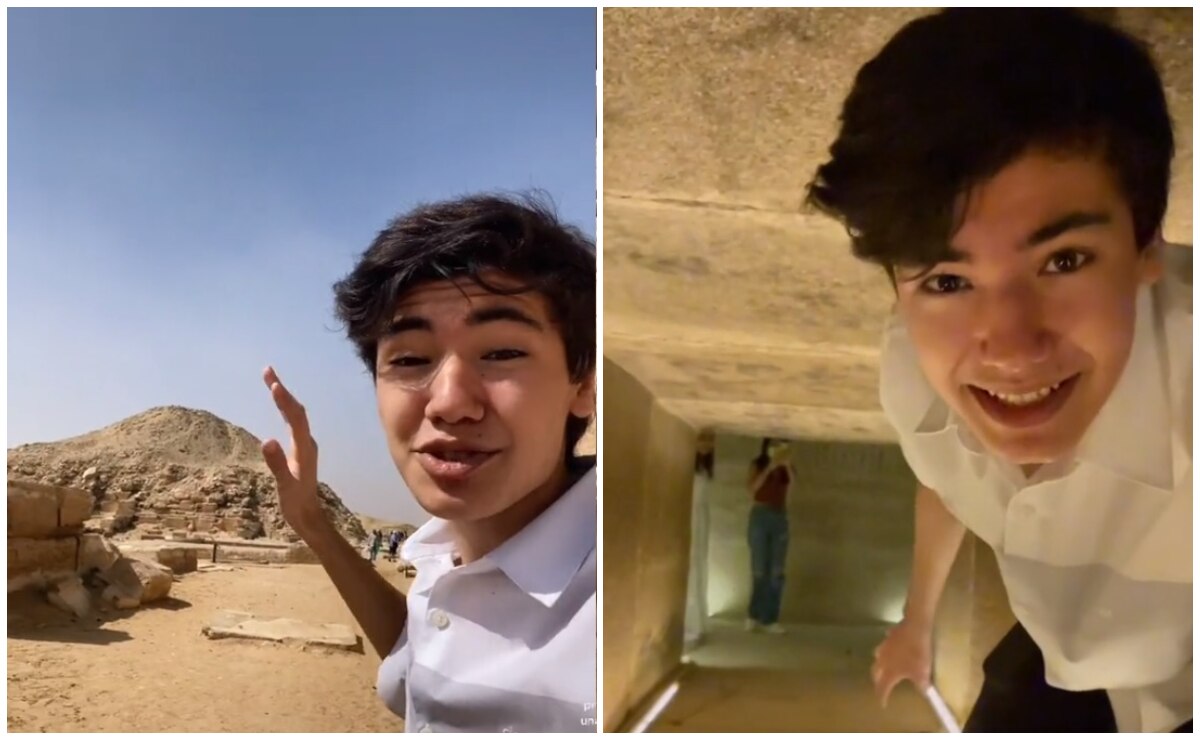 ¿Qué hay al interior de una pirámide de Egipto? Tiktoker viraliza jeroglíficos egipcios