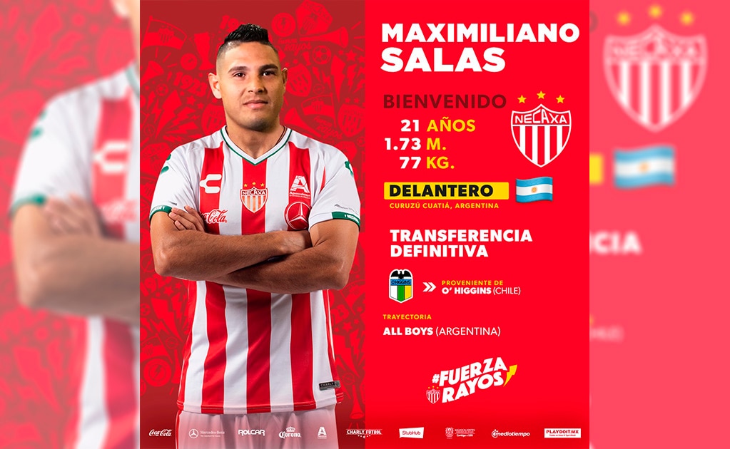 Maximiliano Salas se integra al Necaxa