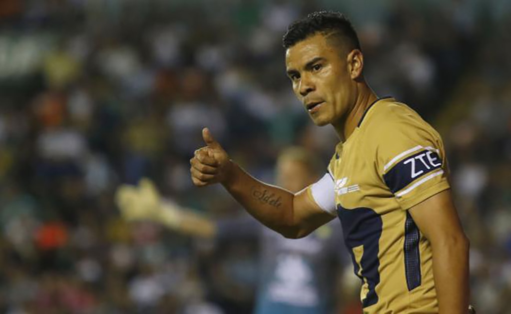 Pablo Barrera durante el juego de la jornada 10 del torneo Clausura 2018