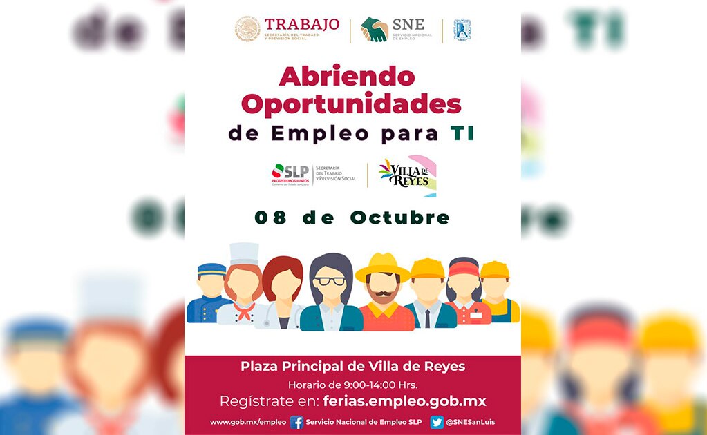 Ofertarán 800 plazas en Jornada del Empleo de Villa de Reyes