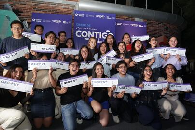 Premian a jóvenes voluntarios con un viaje