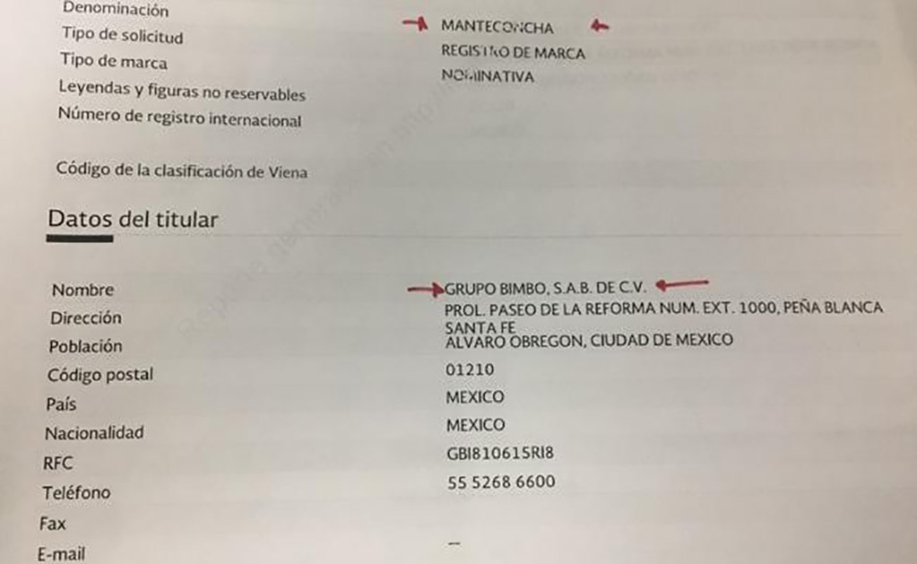 Manteconchas, en la mira de Bimbo