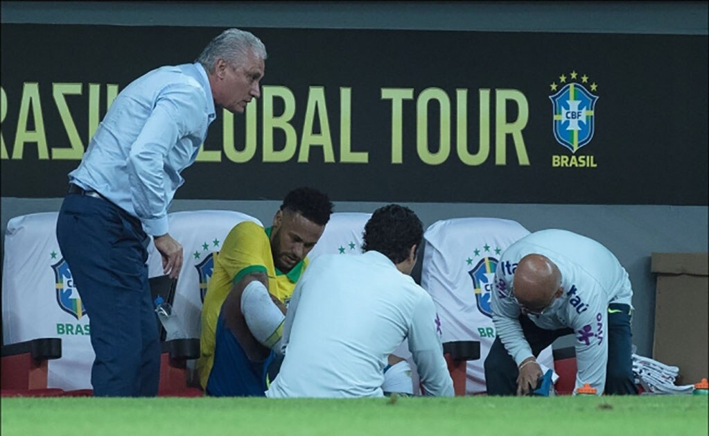 Por lesión Neymar se pierde la Copa América