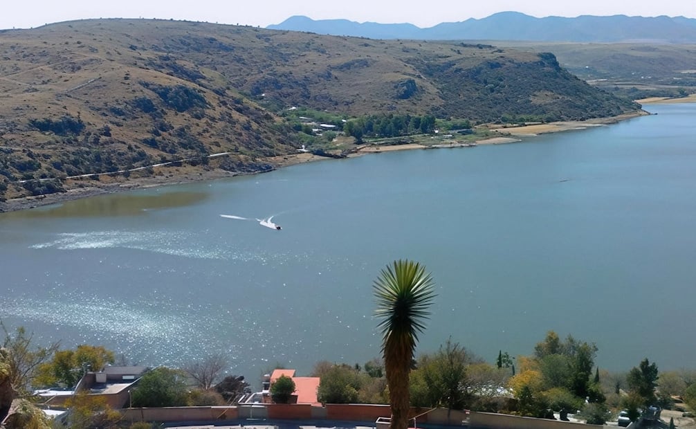 Presa Álvaro Obregón en Mexquitic de Carmona. Foto; FB@San Luis en Corto