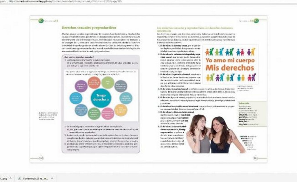  Sexualidad en libros favorece los derechos humanos: SEP