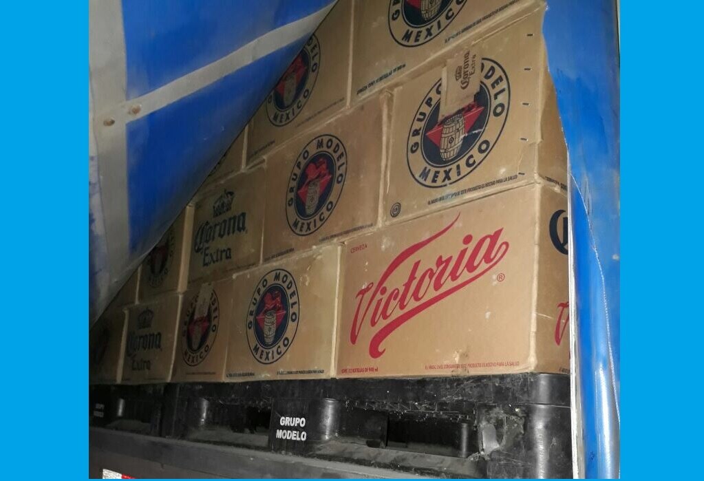Detienen a presunto traficante de cerveza robada