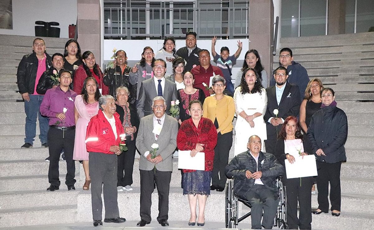 Se casan nueve parejas durante boda colectiva en San Luis Potosí