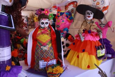 ¡Catrinas, calacas y alebrijes! Niños de preescolar los crearon de forma artesanal para "Xantolo en tu ciudad"
