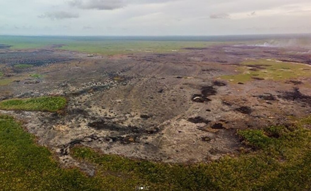 Controlan al 80% incendio en reserva de Sian Ka´an, Quintana Roo