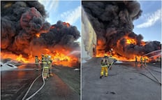 Incendio en planta de plásticos moviliza a cuerpos de emergencia en la Zona Industrial de SLP  