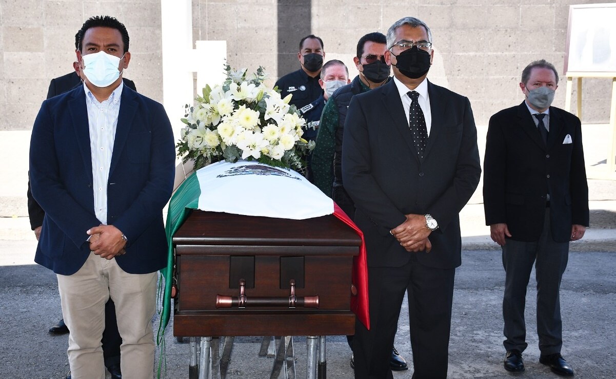 “Fue un ciudadano ejemplar”; dan último adiós a Moisés Abraham, agente fallecido en Rioverde