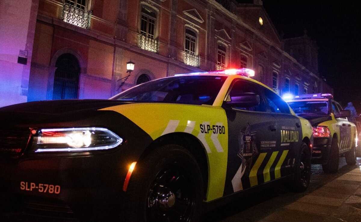 Denuncian a policía vial por presunta extorsión a trabajadores en la capital de SLP. Foto: Especial