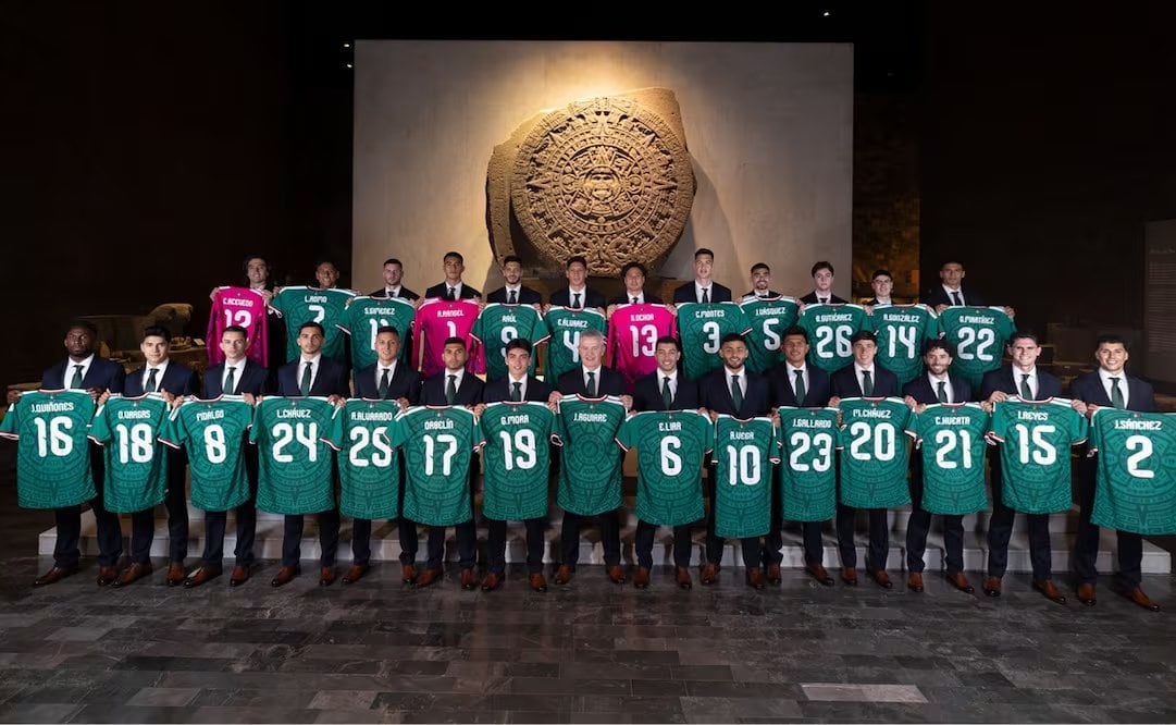 Esta es la foto oficial de la Selección Mexicana rumbo al Mundial 2026. FOTO: ESPECIAL