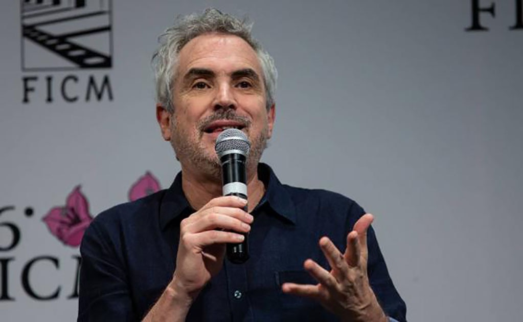 Antes de la función de "Roma", Alfonso Cuarón ofreció una conferencia. (RODOLFO AYALA. EL UNIVERSAL)