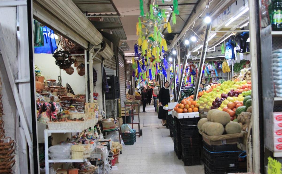 Revisan comercios en mercados del Centro Histórico de SLP para evitar siniestros