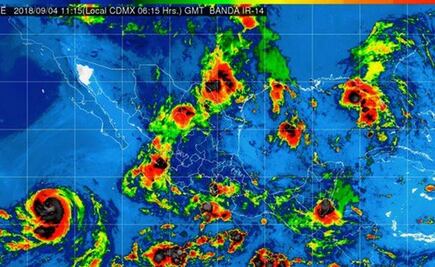  Lluvias en casi todo el país y temperaturas de hasta 45 grados