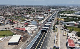 Queda listo, en tiempo récord, el nuevo paso a desnivel del Circuito Potosí; así luce: FOTOS