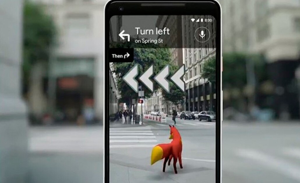 Google Maps activa Realidad Aumentada
