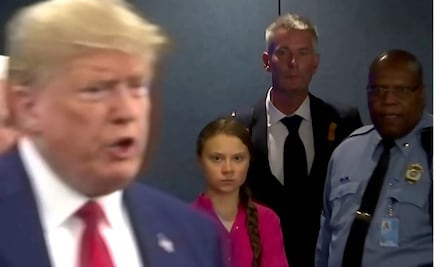 Ironiza Trump sobre Greta Thunberg, "una joven muy feliz"