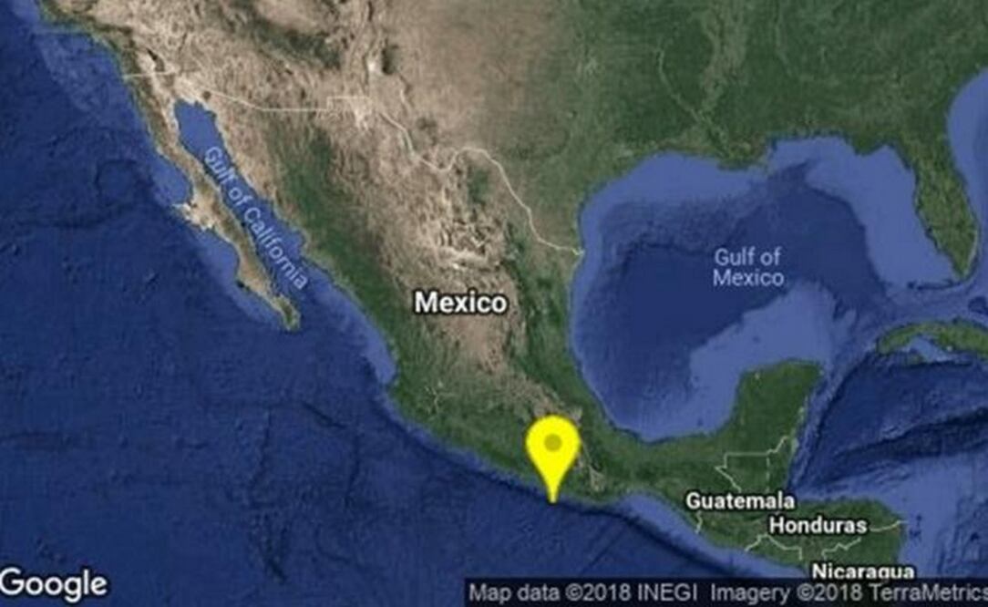 Registran sismo de 5 grados en Pinotepa Nacional, Oaxaca