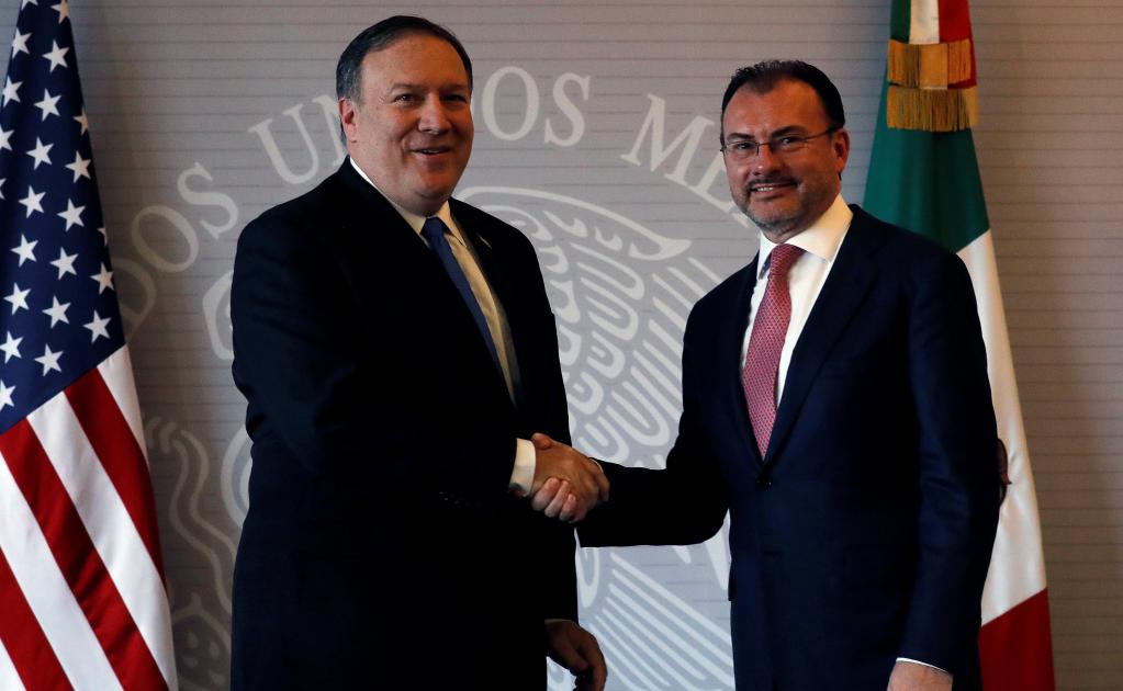 Pompeo y Videgaray destacan conclusión exitosa de negociación comercial