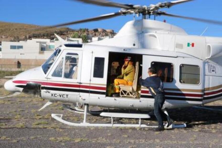 40 hectáreas de la Sierra de San Miguelito bajo fuego