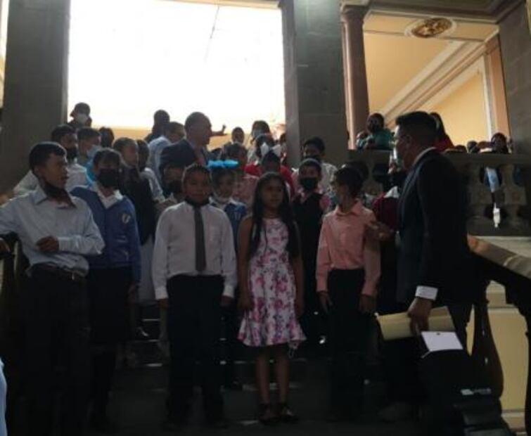 Cabildo infantil en San Luis Potosí 2022. Piden agua y seguridad para sus escuelas y comunidades