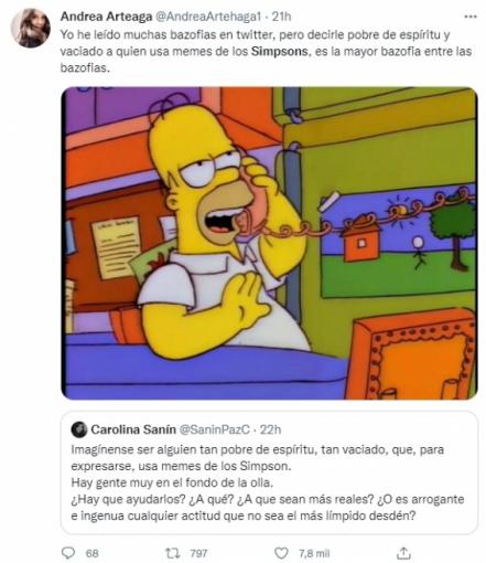 Aquellos que usan memes de “Los Simpson” son de “espíritu pobre”, afirma escritora