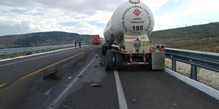 Conductor sobrevive a fuerte choque 