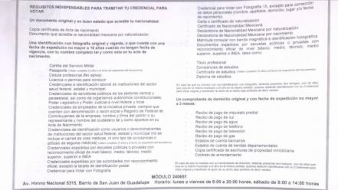 Nueve mil electores en la capital necesitan renovar su INE