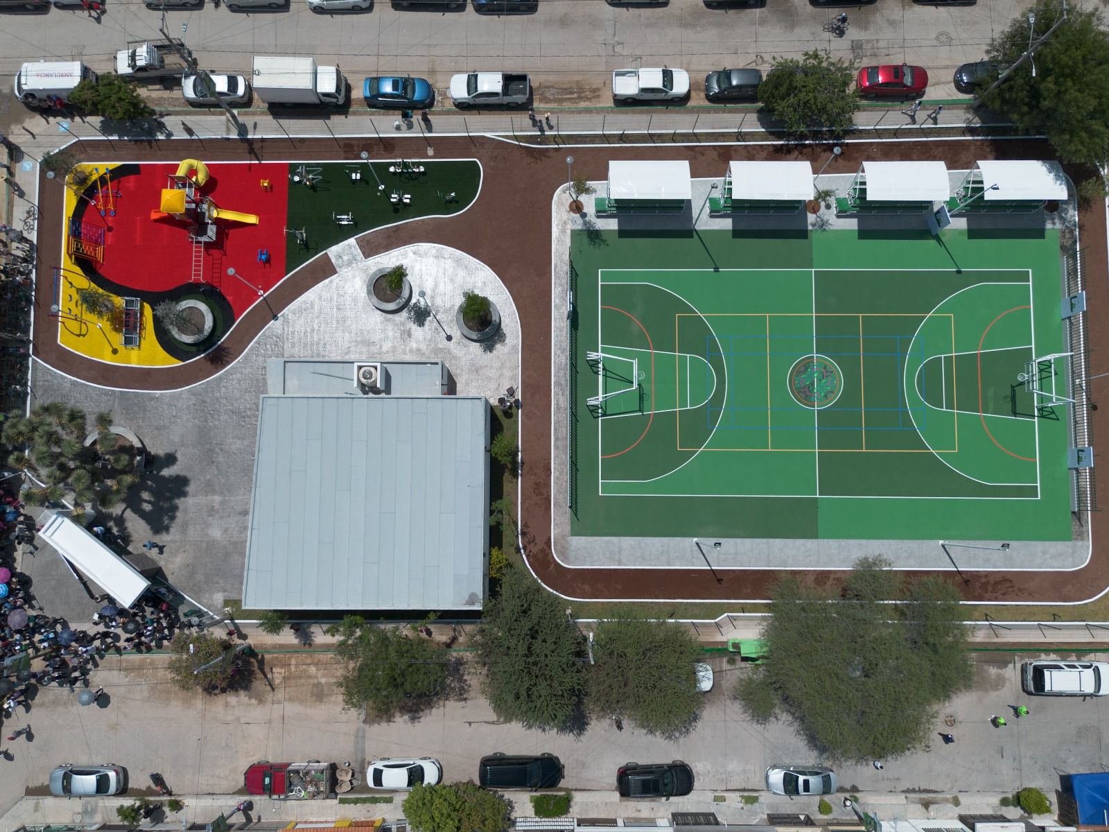 Inaugura Gallardo nueva área recreativa en Villa de Pozos; beneficiará a 20 mil habitantes