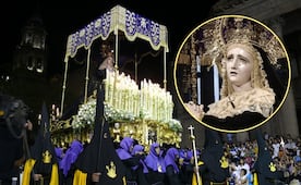 Así es la Virgen con lágrimas de diamante que encabeza la Procesión del Silencio de San Luis Potosí