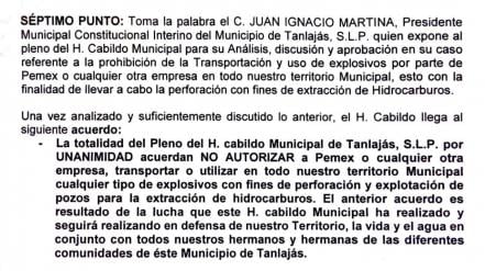 Prohibirán uso de explosivos para extracción de hidrocarburos en Tanlajás