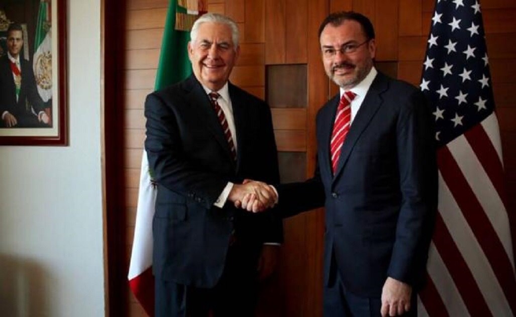 Se reúne Luis Videgaray con Rex Tillerson