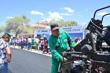 Gallardo da banderazo a reconstrucción del camino a Palomas en Ciudad del Maíz 