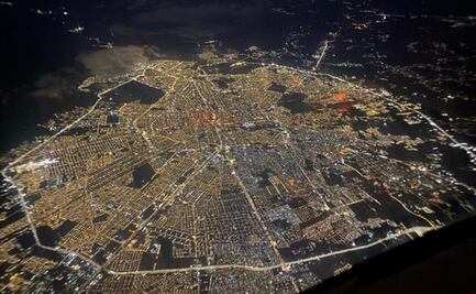 FOTO. Desde las alturas Ricardo Gallardo comparte panorámica nocturna de SLP