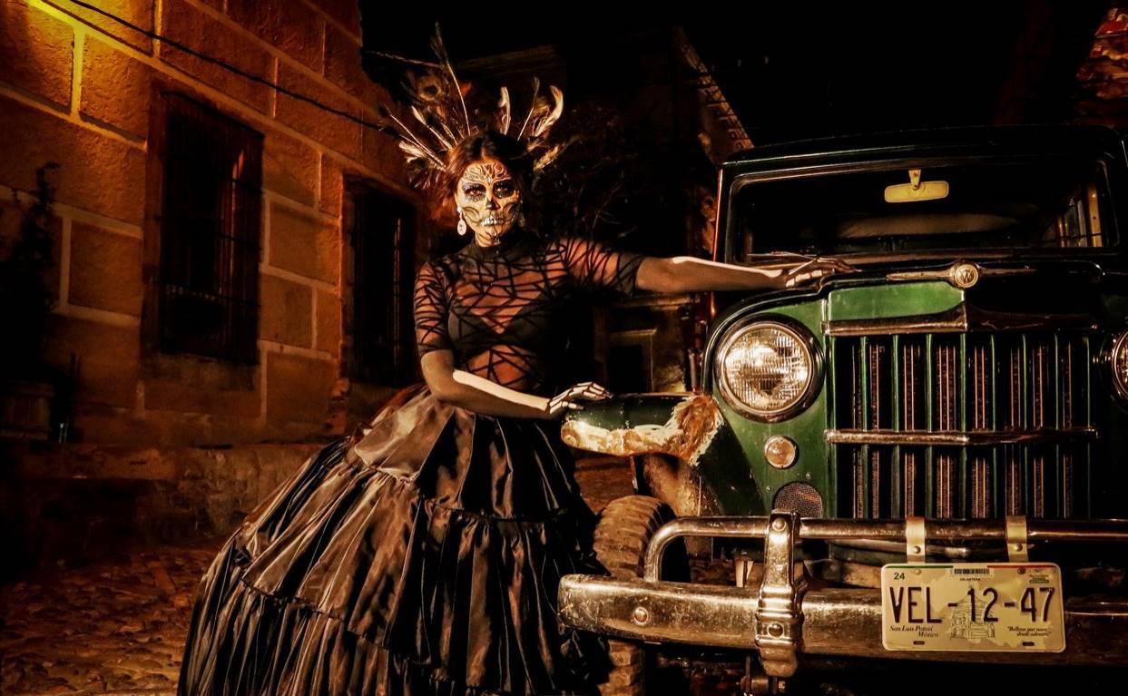 FOTOS. La Catrina llegó a San Luis Potosí y ya recorre sus municipios 