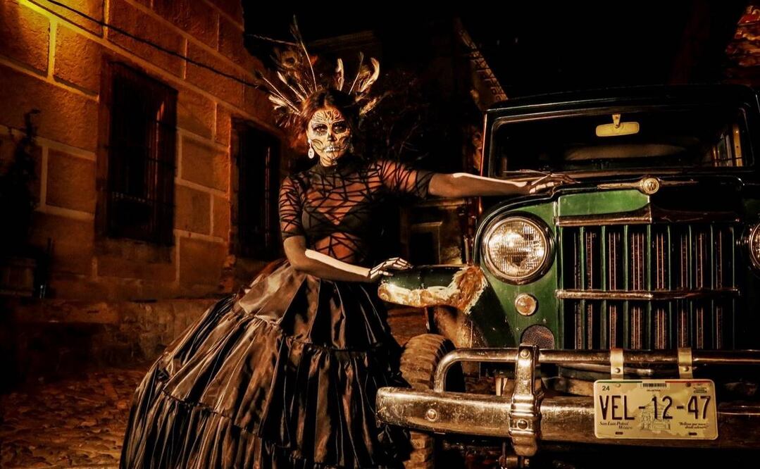 FOTOS. La Catrina llegó a San Luis Potosí y ya recorre sus municipios