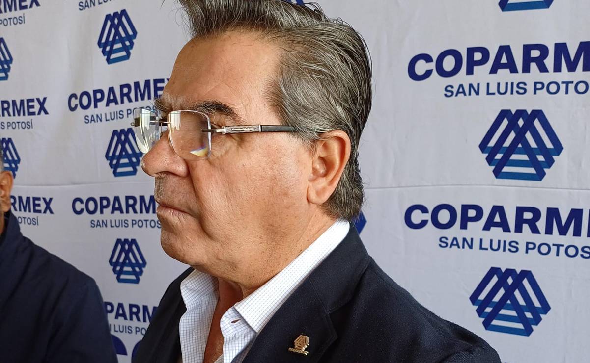 Luis Gerardo Ortuño, presidente de la Confederación Patronal de la República Mexicana (Coparmex) San Luis Potosí. Foto: Jazmín Ramírez EL UNIVERSAL