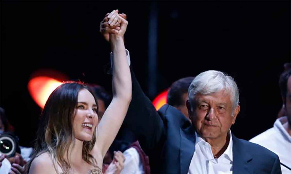 "Mi apoyo ha sido porque yo he querido, por convicción", declaró Belinda sobre AMLO FOTO: ARCHIVO