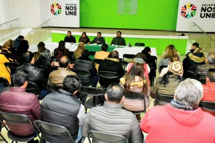 Hernández Villafuerte encabeza primera reunión de gabinete en Soledad 