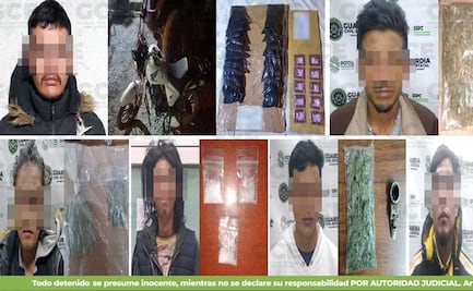 En distintos hechos, caen 13 por presunta posesión de droga en SLP 