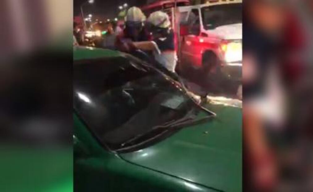 Choque en avenida Universidad, un lesionado 