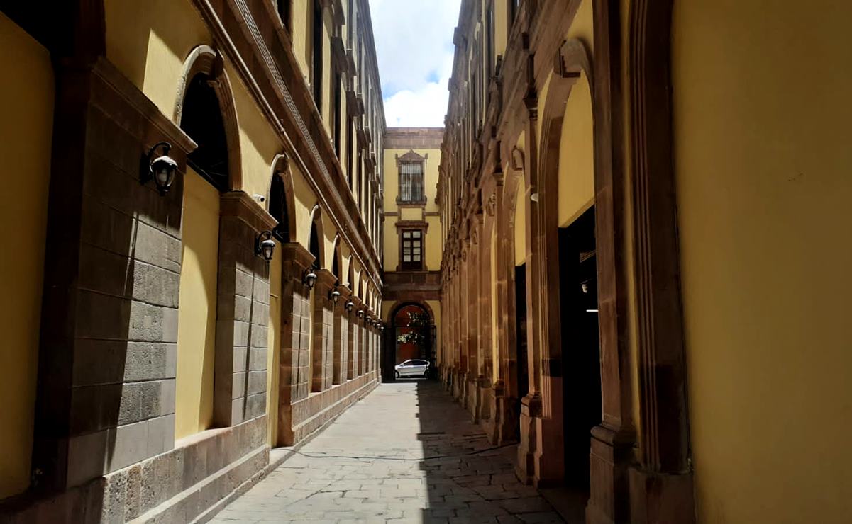 Pasaje de Isabel la Católica, lugar de la terrible leyenda de “La Maltos” en SLP. Foto: Regina Arellano