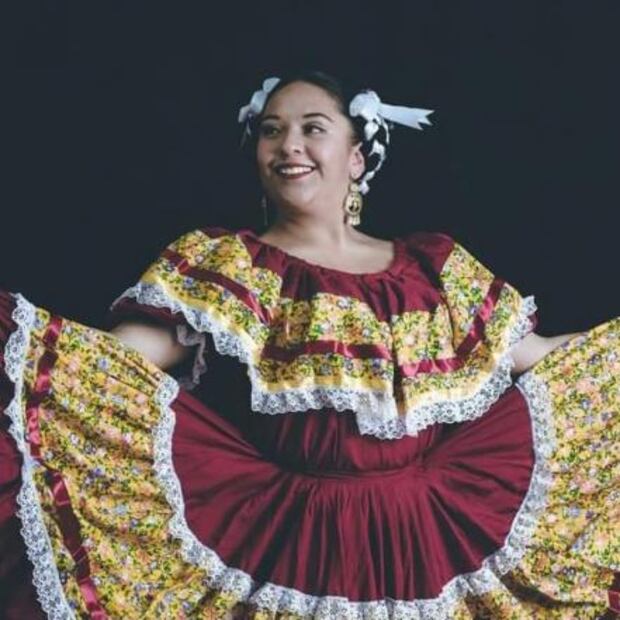 Andrea Mora, bailarina originaria de SLP, gana el Certamen Nacional de Folklor Mexicano 2022