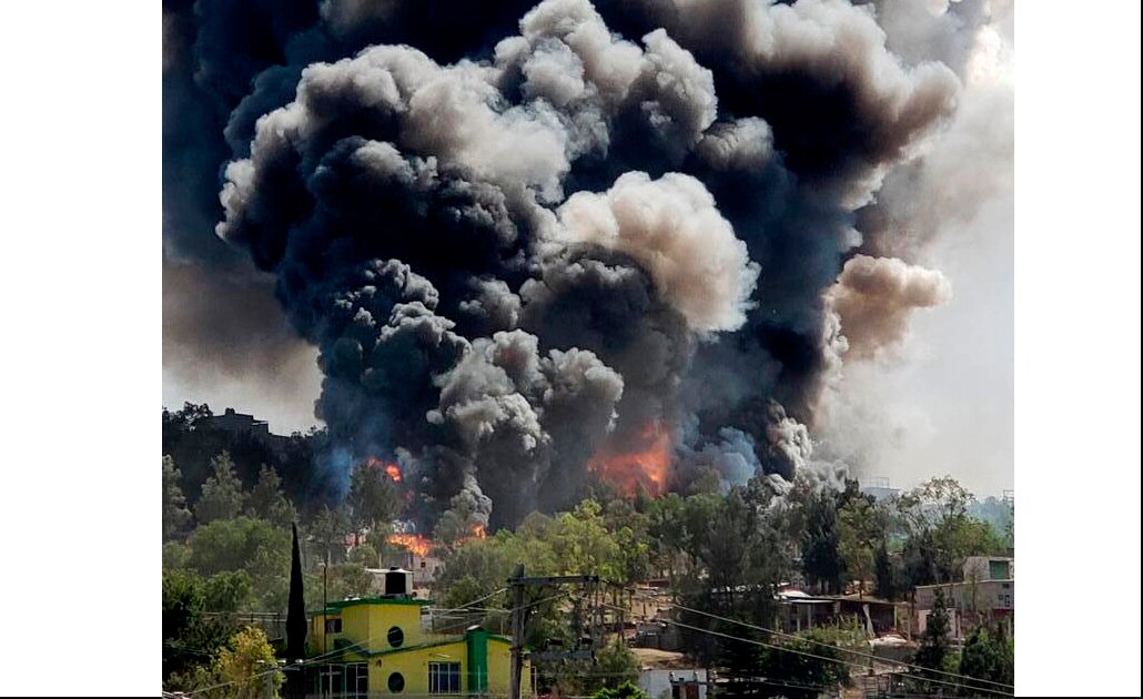 Se registra explosión en Chimalhuacán
