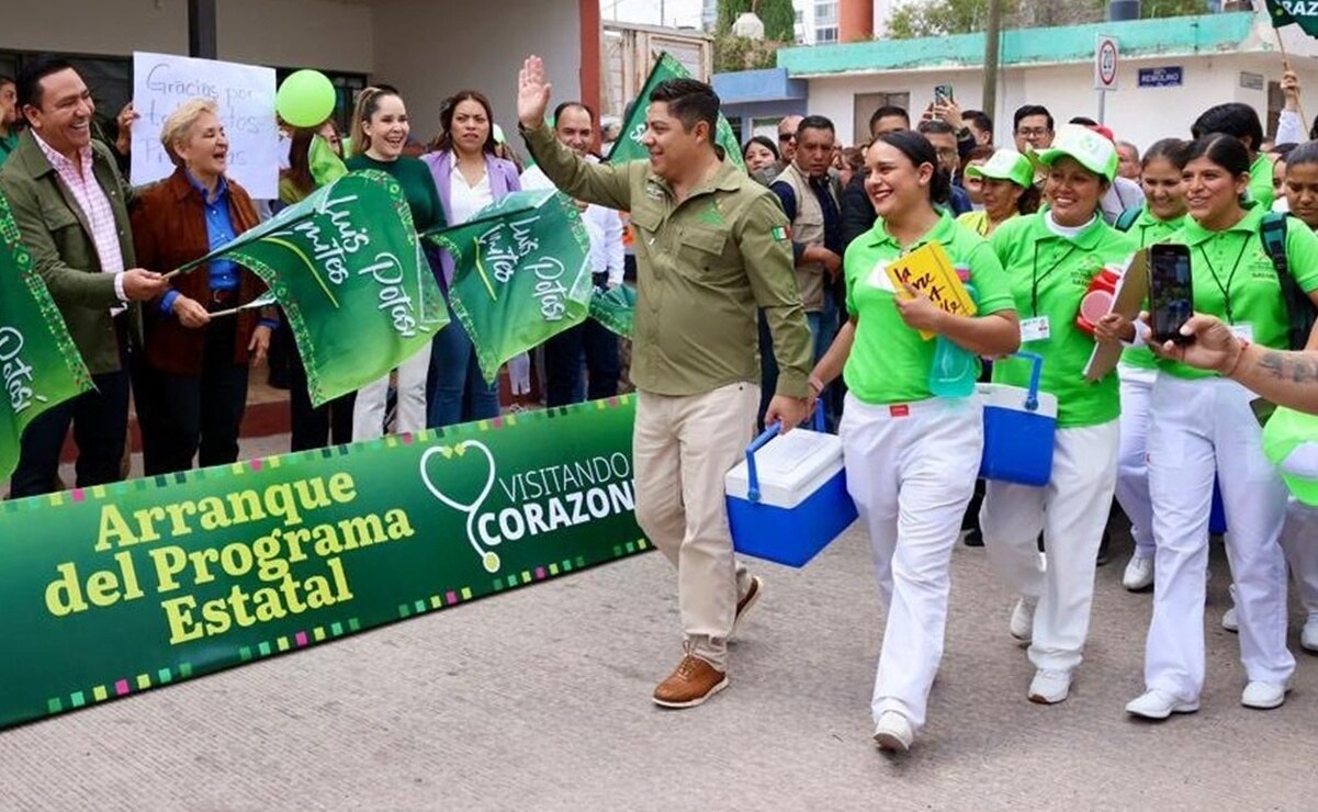 Programa de salud Visitando Corazones, del Gobierno de SLP. Foto: Especial