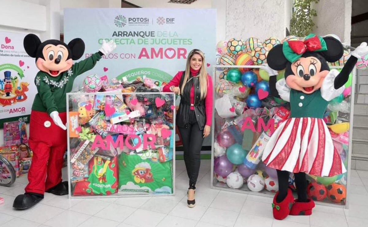 Inicia colecta de juguetes "Regalos con Amor" para niños de SLP
