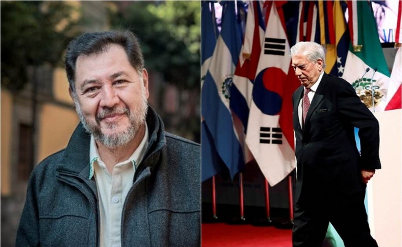  De nada le sirvió a Vargas Llosa el trato de gato de angora que le da la monarquía española: Fernández Noroña